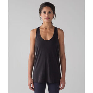 Lululemon Love Black‎ Racerback Tank Top Size 6